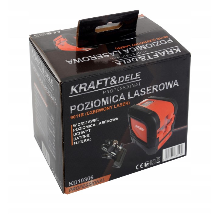 LASER KRZYŻOWY POZIOMICA LASEROWA 15M ETUI UCHWYT