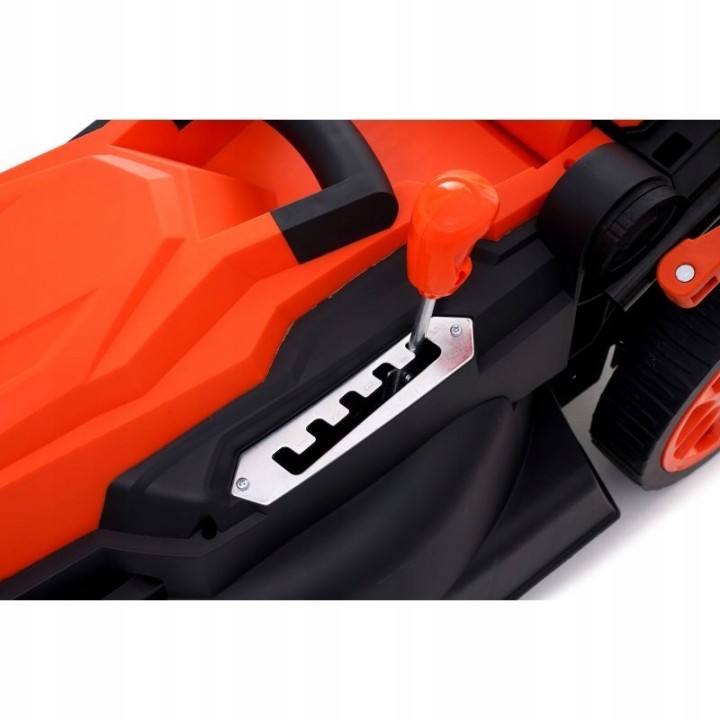 KOSIARKA ELEKTRYCZNA 2600W NÓŻ 38cm KOSZ 45L MOCNA