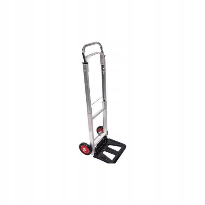 WÓZEK MAGAZYNOWY TRANSPORTOWY SKŁADANY 90KG ALUMINIUM