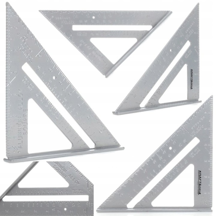 KĄTOWNIK CIESIELSKI DO KROKWI PRZYMIAR ALUMINIOWY