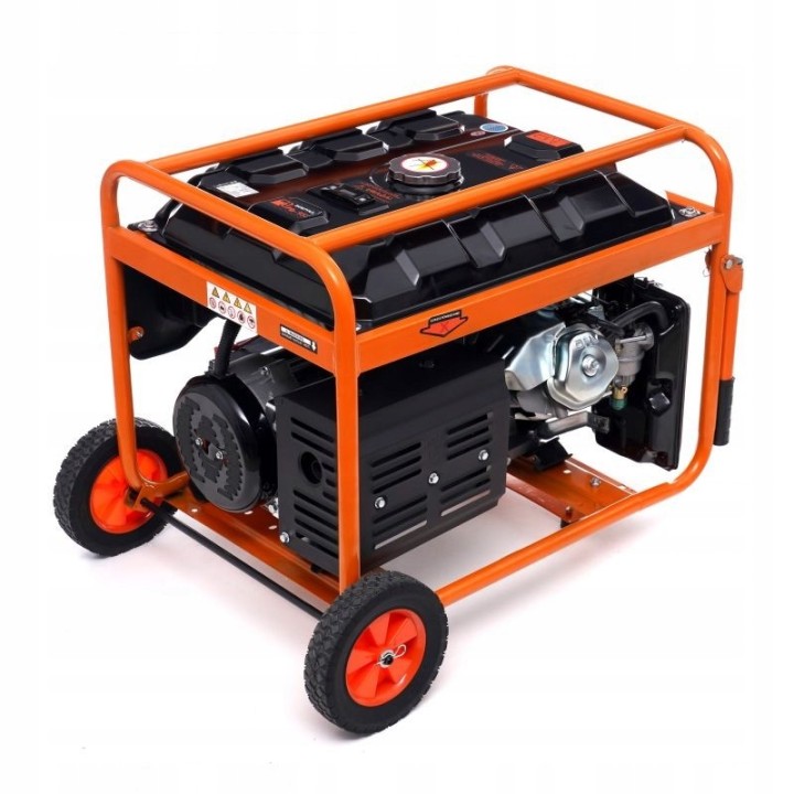 AGREGAT PRĄDOTWÓRCZY GENERATOR PRĄDU 5500W 230V 1FAZOWY ROZRUCH ELEKTRYCZNY