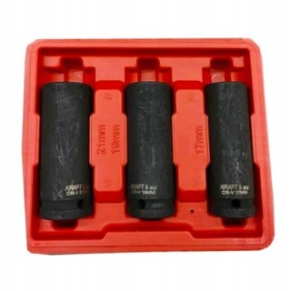 NASADKI UDAROWE ZESTAW NASADEK 3 SZT 1/2" L:78