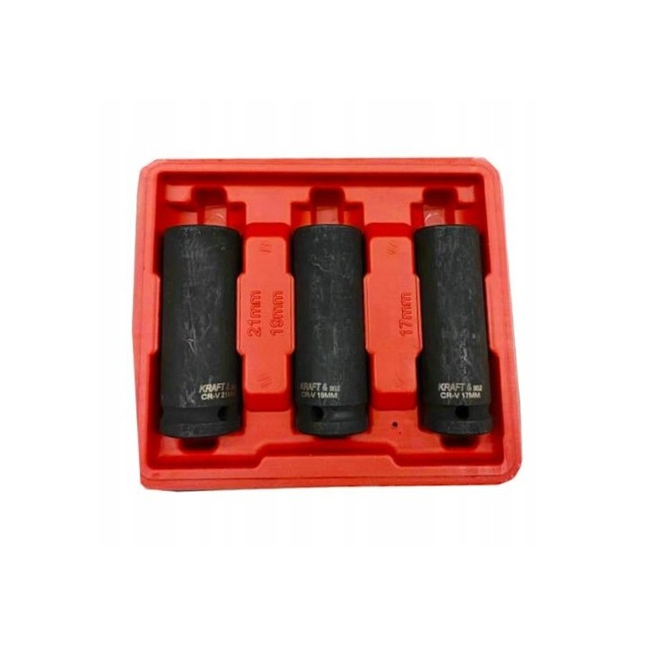 NASADKI UDAROWE ZESTAW NASADEK 3 SZT 1/2" L:78