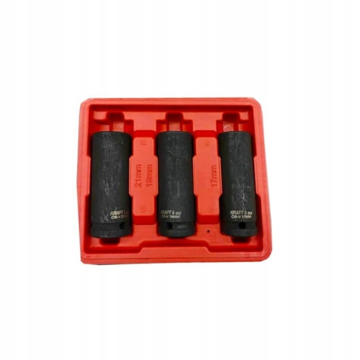 NASADKI UDAROWE ZESTAW NASADEK 3 SZT 1/2" L:78