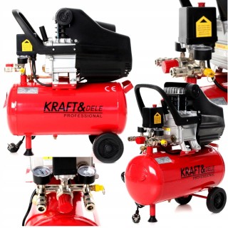 KOMPRESOR OLEJOWY SPRĘŻARKA TŁOKOWA 24L 230V 8bar