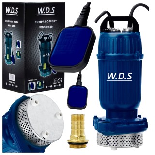 Pompa zatapialna W.D.S 2100 W 15000 l/h 1 cal, podnoszenie 13m z pływakiem