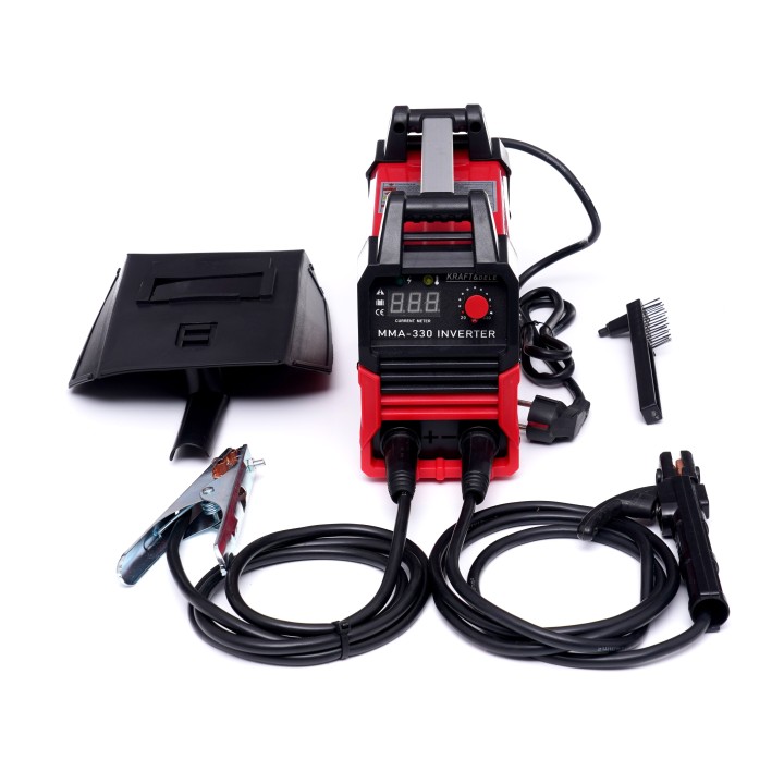 SPAWARKA INWERTOROWA MMA 330A IGBT INWENTEROWA LCD ZESTAW MASKA