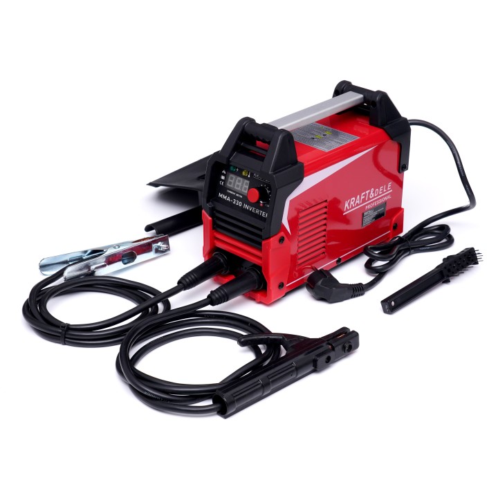 SPAWARKA INWERTOROWA MMA 330A IGBT INWENTEROWA LCD ZESTAW MASKA