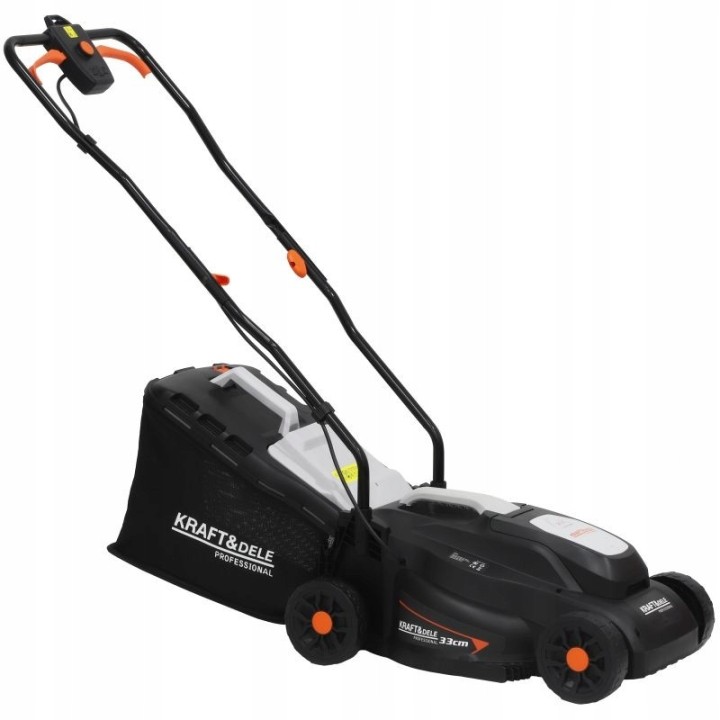 KOSIARKA AKUMULATOROWA ELEKTRYCZNA DO TRAWY 21V 4AH KOSZ 32L, 25-65mm