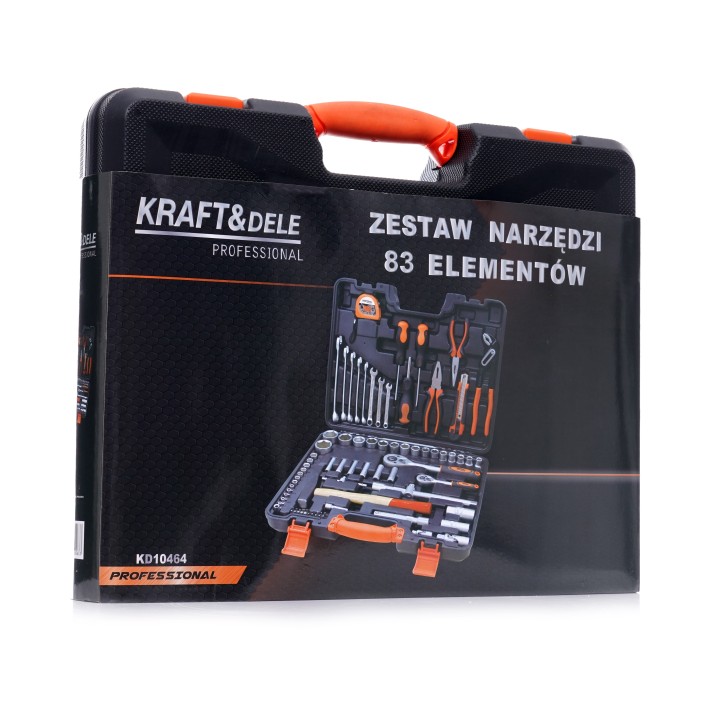 ZESTAW NARZĘDZI 83 el WALIZKA NARZĘDZIOWA KLUCZE